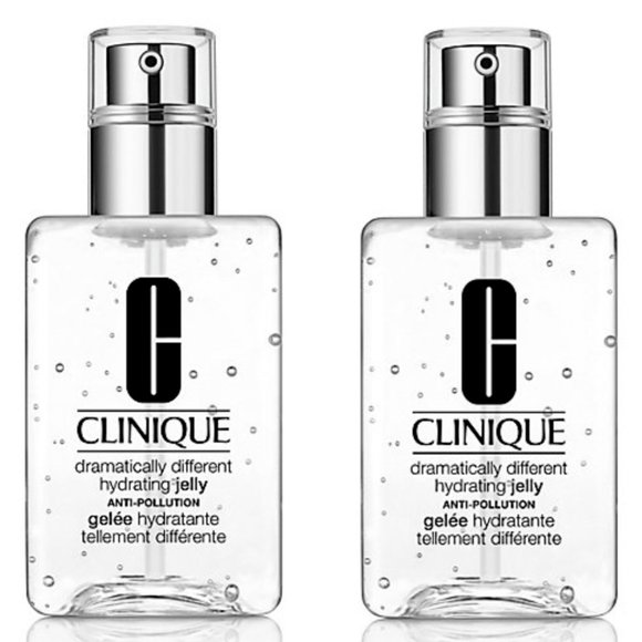 Lot 2x New CLINIQUE Dramatically Different Hydrating Jelly Anti-Pollution 6.7oz
